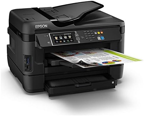 Epson WorkForce WF-3620 WiFi Direct All-in-One Color Inkjet Printer, Copier, Scanner, Amazon Dash Replenishment Ready