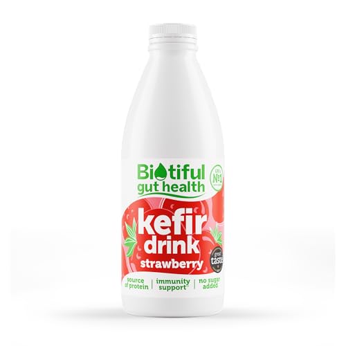 Biotiful Gut Health Kefir Milk Drink Strawberry 1L