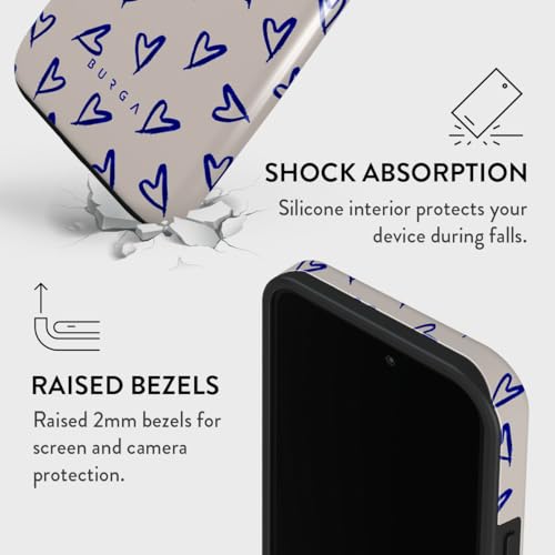 Coque iPhone 14 Pro Max BURGA avec bord surélevé anti-casse pour écran et objectif - 4