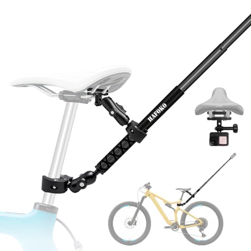 Kit de montage vélo queue avec bâton invisible selfie 47" pour Insta360 Gopro et DJI Osmo