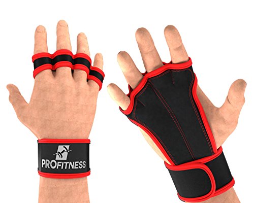 ProFitness Training Gloves Men Wrist Support Gloves Gloves Workout Weight Lifting Wrist Wraps