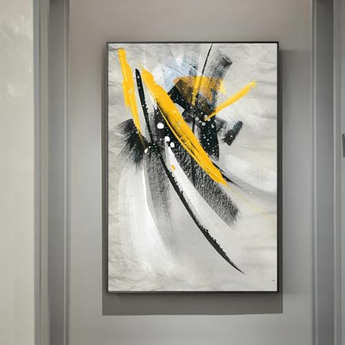 Graffiti moderne sur toile haut de gamme avec cadre élégant 70x95cm