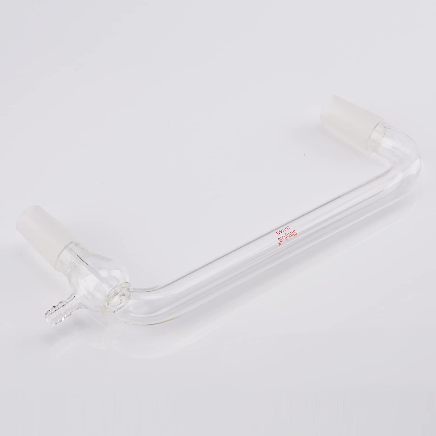 75 Degree Bent Distillation Adapter, Glass Bent Adapter 75 Degree Bent Distillation Adapter, Glass Bent Adapter