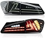 VLAND Tail lights Assembly Fit for 2006-2013 Lexus Sedan XE20 IS250 IS350, Tail Lamp with Reverse Lights, LED DRL light, Plug-and-play,Smoked