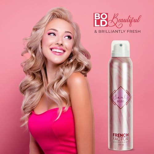 Image of Experience the Essence of Elegance with The French Factor Soul Bliss Perfume Body Spray for Women 150ml - Soul Charming Smell