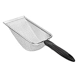 DINHEAROM Stainless Steel Reptile Sand Shovel Sturdy Cleaning Tool for Lizard Snake and Tortoise Bedding Effective PET to Use