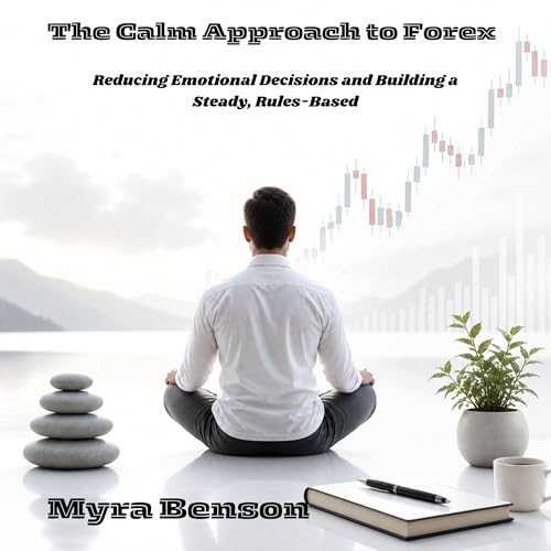Diseño de la portada del título The Calm Approach to Forex