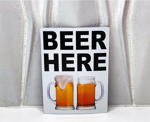 Imán de nevera divertido con diseño de cervezas 4x3 pulg miniatura 6
