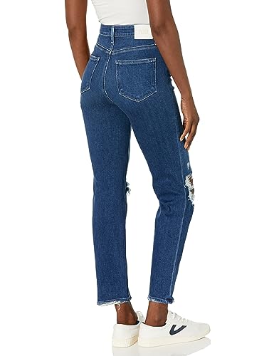 PAIGE Women's Stella Straight Ultra High Rise Straigh Tleg 29" in Soleil2