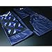 HD African Clothing Embroidery Agbada Robe Dashiki Shirt Mens Boubous Outfits 3 Pieces L Blue