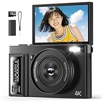 Amazon | デジカメ AEKOMi 4K動画撮影 64MP画素 フリップ