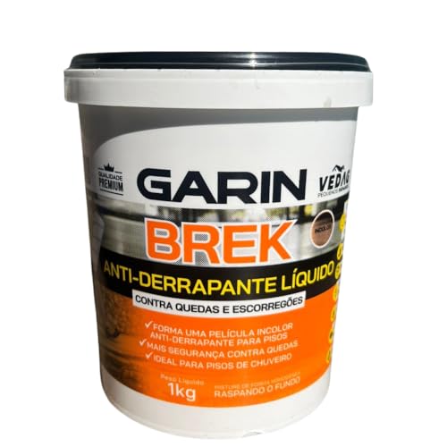 Antiderrapante BREK Líquido 1Kg contra quedas Linha premium Garin...