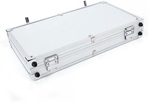 Thxbyebye 45X25X7.5cm Aluminum New Framed Locking Gun Pistol Handgun Lock Box Hard Storage Carry Case