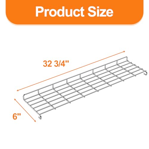 Image of SafBbcue 66045 Warming Rack Replacement for Weber Genesis II E-410 S-410 SE-410 E-435 S-435 Gas Grills 32.75 inch Warming Grates for Weber 62006001 67006001 Grill