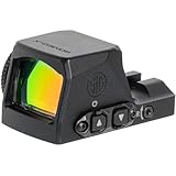 SIG SAUER Romeo-X PRO Pistol-Mounted Red Dot Sight - Durable Aluminum Lightweight Waterproof MOTAC Miniature Open Reflex Sight with 15 Illumination Settings, Black, 6 MOA Red Dot