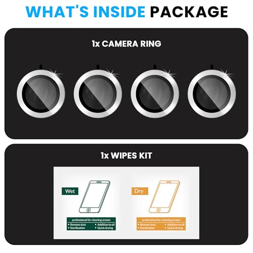 Image of ArmourPro Camera Lens Protector for Redmi Note 15 Pro Plus (6.83 Inches) Tough HD Individual Aluminum Alloy Rings 9H Camera Cover, Scratch-Resistant,Camera Lens Protection| Silver, 1 Pack