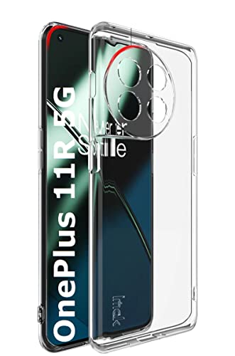 Image of REALCASE Silicone Camera Protection Back Cover Case for Oneplus 11R 5G | Ultra Clear Soft | Inbuilt Dust Plugs & Anti-Slip Grip | Slim & Protective Back Case Cover for Oneplus 11R