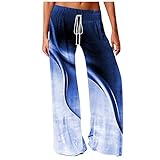 Haz mejor todos los días Pantalones Grandes Pantalones de Cintura Pantalones de Pierna Ancha Suelta