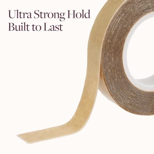 Image of GOO GOO Replacement Tape for Hair Extensions, Double Sided Tape Roll for Tape in Hair Extensions, 0.3inch * 3 Yards, Strong Hold Adhesive for Seamless Reapplication