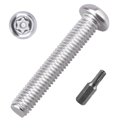 Vis à métaux Torx M4 inoxydable de 45mm contre la rouille et le vandalisme des fixations
