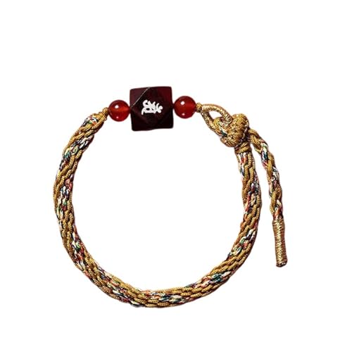 YDZHCPMYK Yoga MeditatioBeadsn ���t�󃌃b�h�T���_���E�b�h�r�[�Y �X�l�[�N�̔N ���x ��쐹�l ��D�� �胍�[�v ����� �u���X���b�g ����(�h���S���X�l�[�N���)