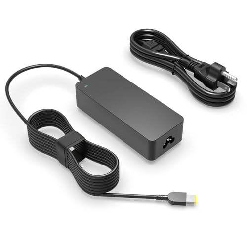 Superer 90W 65W Charger Fit for Lenovo Thinkcentre, Ideacentre AIO, Slim-Tip, Tiny M90q M80q M75q M70q M93p M920 M710q M720 Neo 50q 50a 50s 30a Gen 1 2 3 4 5 Desktop Laptop Replacement