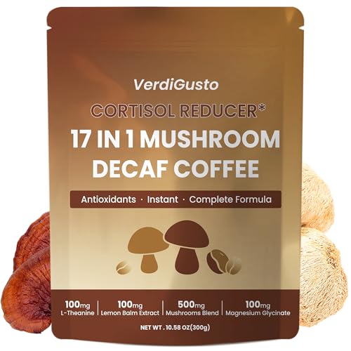 Decaf Coffee with 14 Mushrooms & L-Theanine