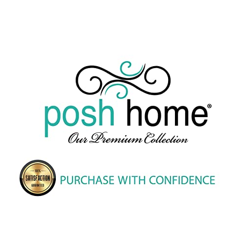 Posh Home Jersey Knit Sheet Set – 4-Piece Jersey Bed Sheets – T-Shirt Breathable & Soft Cotton Jersey Sheets - Includes Flat Sheet, Jersey Fitted Sheet, & 2 Pillowcases - Queen Sheets, Ashen Gray #TOP7