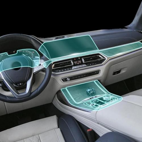 Mantén impecable el interior de tu BMW X7 G07 2019 con este protector de TPU para consola central