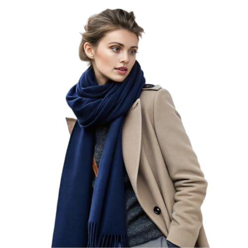 Écharpe Cachemire Homme LA FERANI 185x65cm - Foulard Laine Élégant Printemps Hiver Occasions Formelles