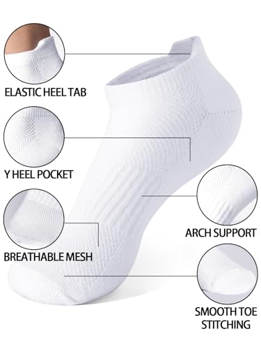 10 Pairs Kids Socks for Boys Girls Ankle Athletic Low Cut Socks Half Cushioned Crew Cotton No Show Sock4