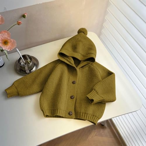 Toddler Kids Boy Knit Pullover Sweater Cute Warm Fall Buttons Sweatshirt Lightweight Breathable Long Sleeve Cardigan2