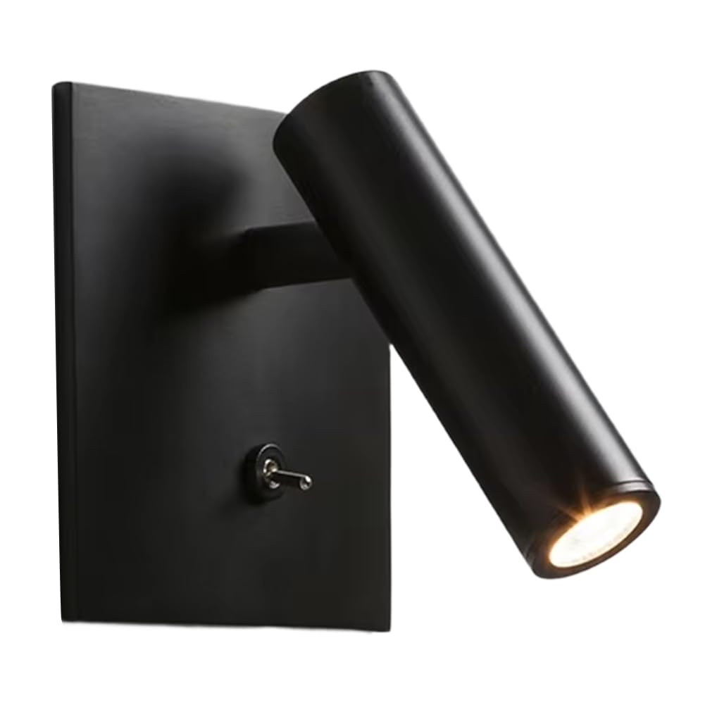 Lámpara de lectura empotrada LED de cabecero con interruptor para hotel