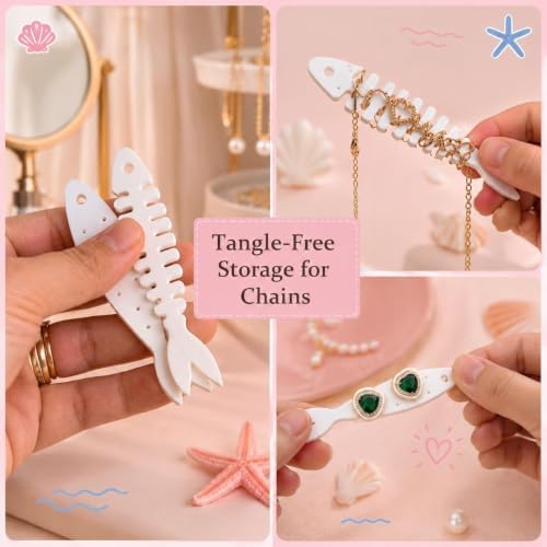 Sardine Jewelry Box, 3d Printed Sardine Travel Jewelry Tin Case Decor Fish-Shaped Holders for Rings, Earrings and Charms, Portable Earring Organizer，Silvery — view 2