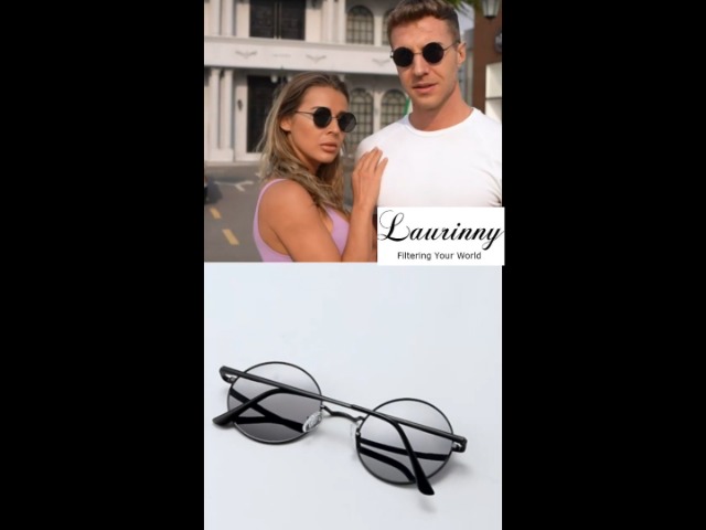 Retro Round Sunglasses Stainless Steel Polarized Vintage Small Shades Retro Round Sunglasses Stainless Steel Polarized Vintage  main image 3