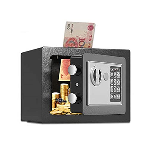 UYSELA Tresor,Haushaltssafe,Kinder-Münzsafe,Kleiner Mini-Safe,Büro,Ganzstahl-Sparschwein,Unterputz-Safe,Passwort-Safe,für Zuhause und Büro (Farbe: C2,Größe: 310 x 200 x 200 mm)