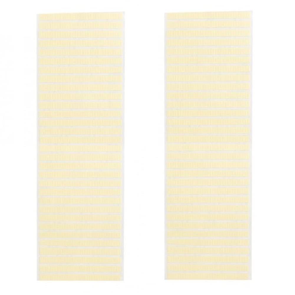 2 Pages/2000PCS Double-Sided Adhesive Strip Tape Stickers for Fixing Watch Dial and Movement 2MM*5MM