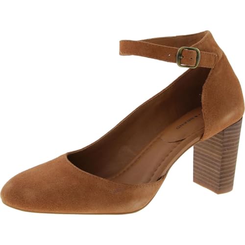 Lucky Brand Womens Kalicia Suede Padded Insole Pumps Brown 9 Medium (B,M)