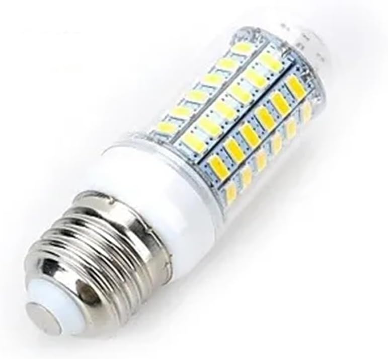 Luopan Indoor Lighting, Pack of 5, LED Corn Bulbs AC110V E14/GU10/G9/E27/B22 7W 69-SMD5730 Warm White/Cool White Corn Lamps(Warm White,E26)