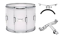 GEWA Marschtrommel, Tenortrommel 14x12\ weiß foliert