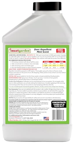 I Must Garden Deer Repellent Concentrate [2 Pack] - Natural Mint Scent - Two 32oz Bottles - Thumbnail 2