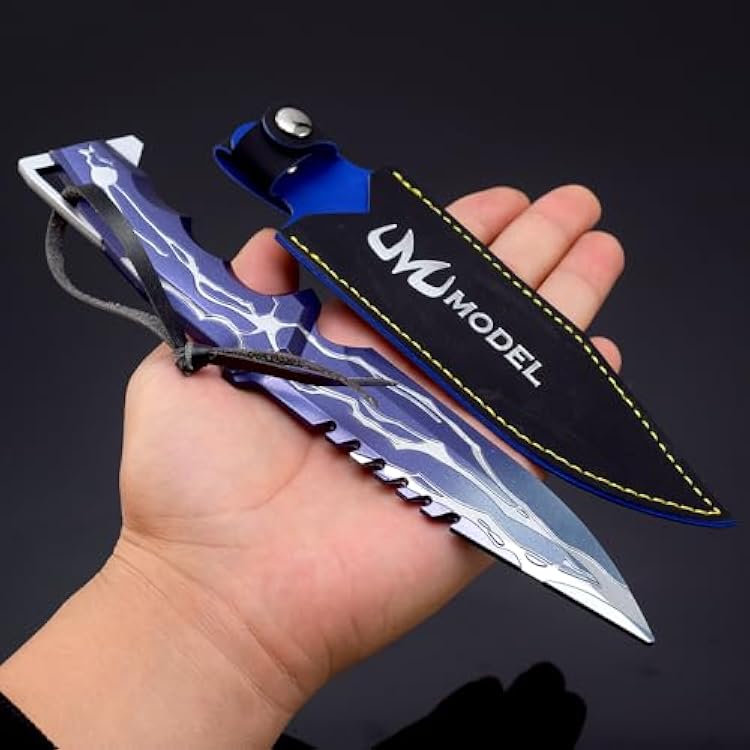 Superbuybox Valorant Smite Knife Model Martial Arts Knife Action Figures Game Collection Keychain Gift Desk Decoration Backpack Pendant Gift