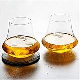 Verre à whisky Wine Edge SKUZA Verre à Whisky,Tulip Wide Edge Whisky Tumbler Copita Nosing Glasses Whisky Chivas Drinking Cup Liquor Spirits Wine Tasting Glass Verre A Vin (Capacity : 340ml, Color : 2 Pcs)