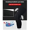 PISIQI Knee Pads Compression Pads Long Leg Sleeve Collision Avoidance Brace Protection Knee Sleeve for Basketball Football Volleyball Cycling (1 Pair)
