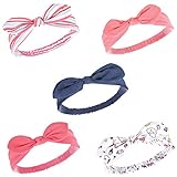 Hudson Baby Unisex Cotton and Synthetic Headbands, Doodle, 0-24 Months