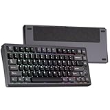 Mechanical Keyboard, Chilkey Slice75 HE Gaming Keyboard Wired, 75% Hall Effect Magnetic Aluminum Keyboard with WS Flux HE Clacky Switch, Rapid Trigger, 8K Polling, Per-Key RGB Custom, PC/Mac Support