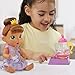 Baby Alive Bubbly Tea Party Sophia Sparkle Doll with Teapot Accessories, Brown Hair, 11 Inches, Toys for 3 Year Old Girls and Boys & Up