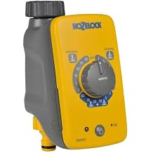 HOZELOCK - Watering Timer Sensor Controller Automatic and Easy Watering with Its Light Sensor, Daily Watering At Sunrise and/or Sunset, Manual Watering Function [2212 0000]