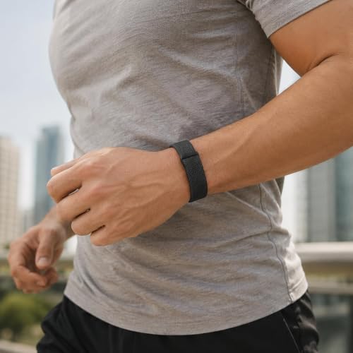 Image of Stretch Nylon Sport Strap Compatible with Google Fitbit Air