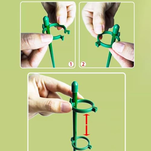 Treillis grimpant réglable avec 20 sangles de fixation pour plantes - 7